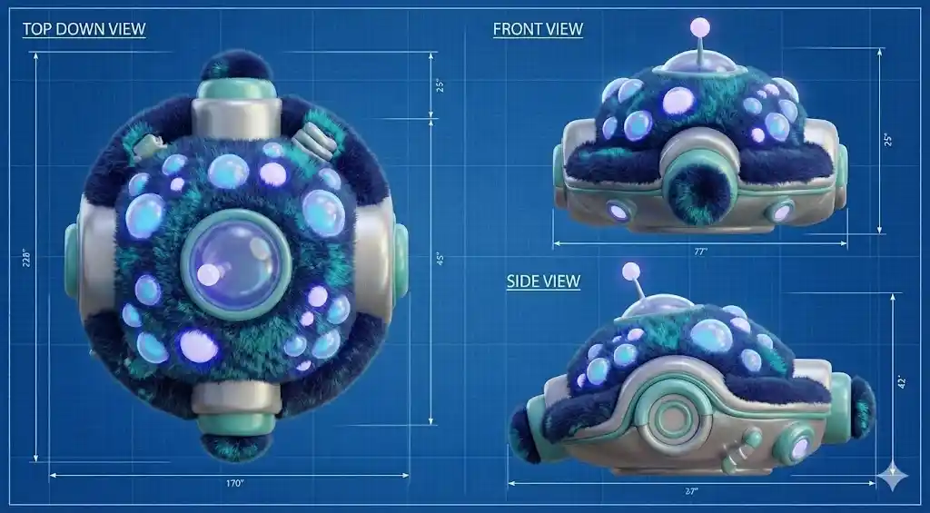 Origin Ship (Blue)